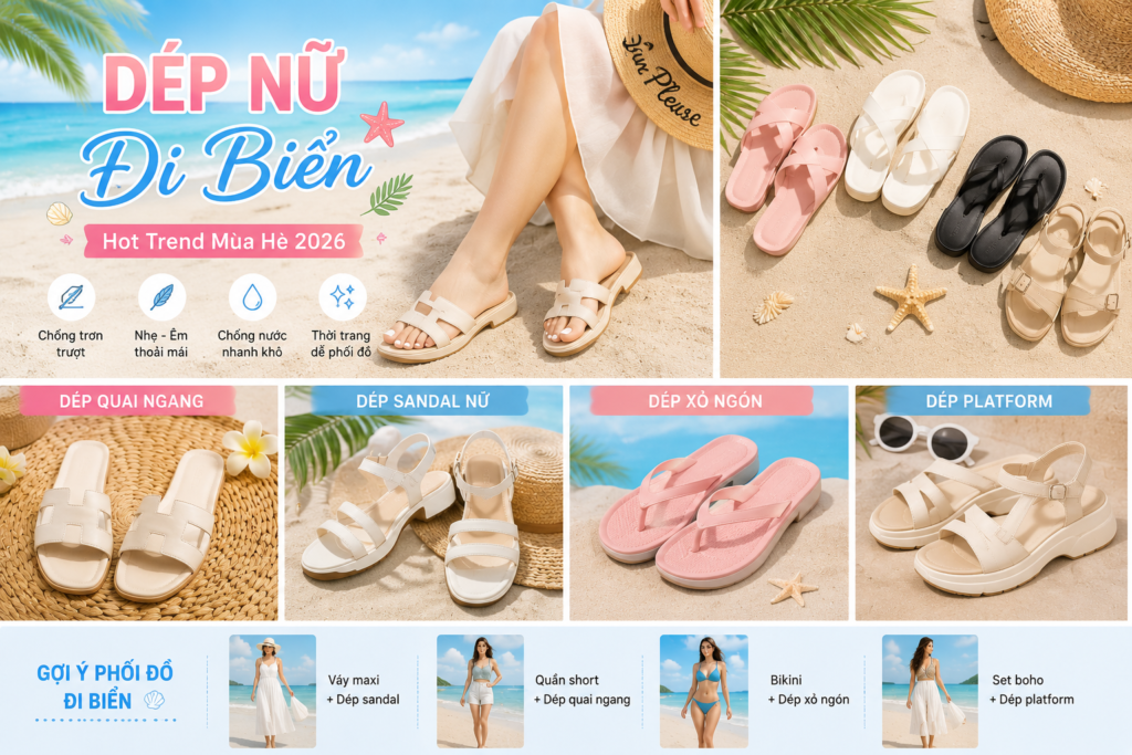 dép nữ đi biển